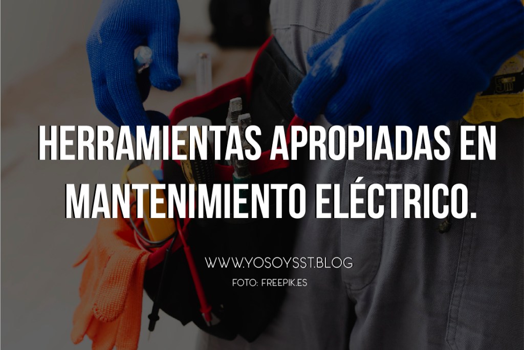 Uso y manejo de herramientas apropiadas para el mantenimiento&nbsp;eléctrico.