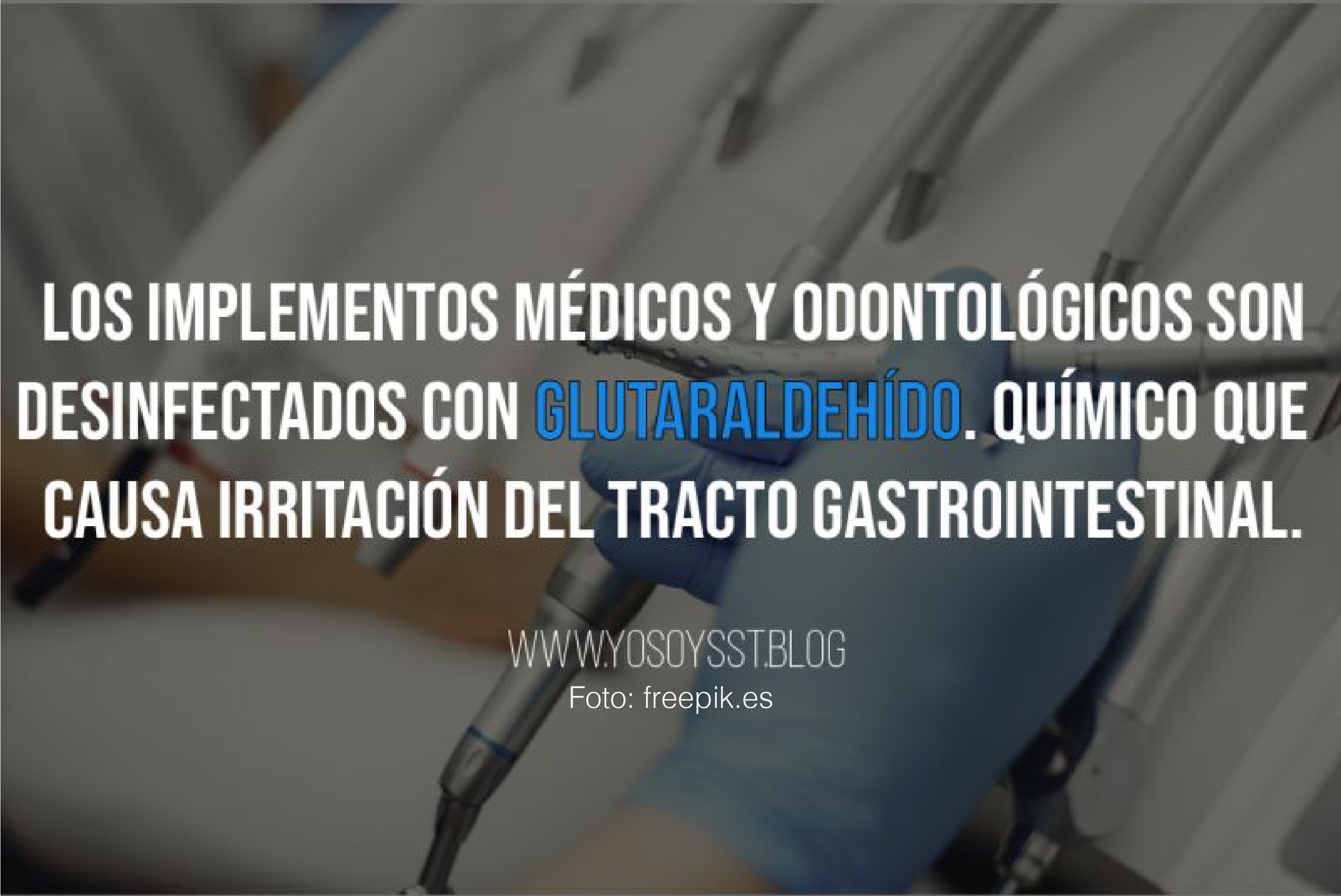 ¡OJO AL MOMENTO DE DESINFECTAR LOS MATERIALES QUIRURGICOS!